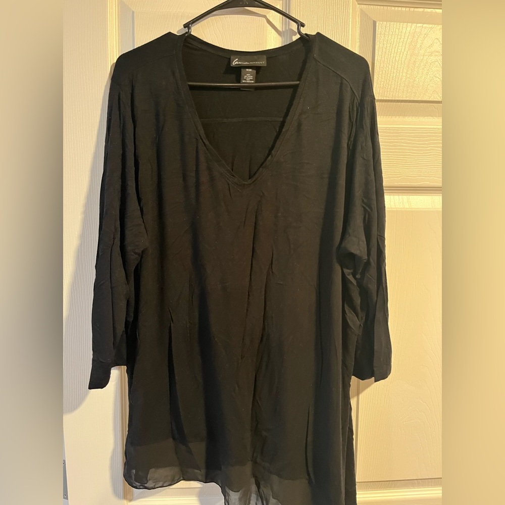 Lane Bryant Blouse, Size: 18/20, Black